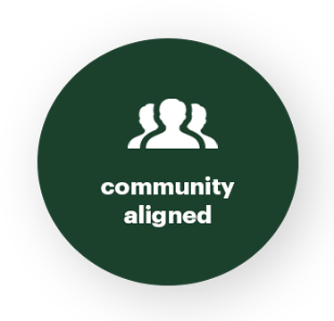 Community Aligned symbol