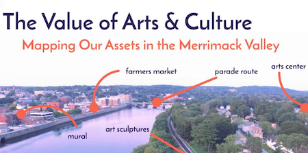 Merrimack Valley map of arts and culture assets