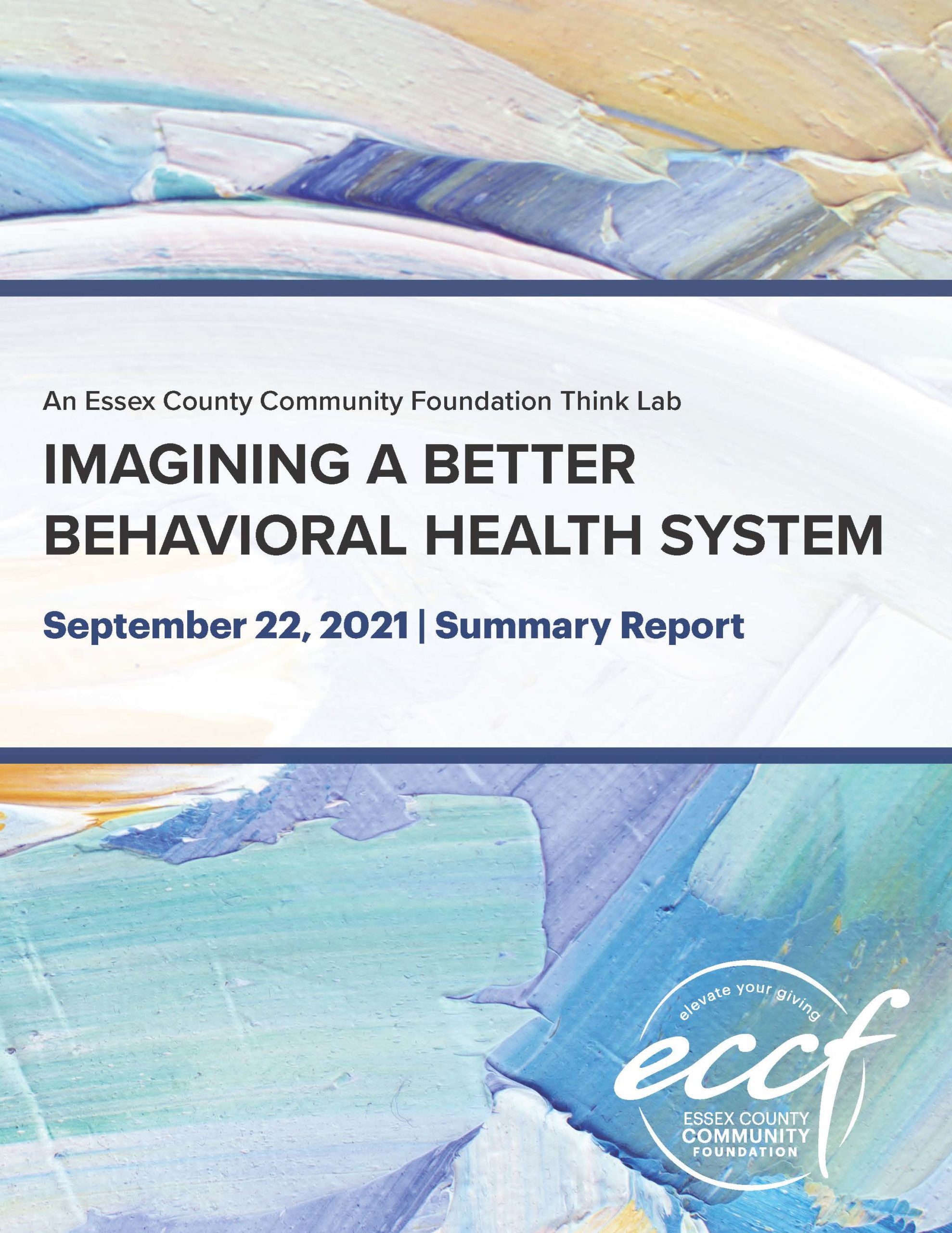 Community Think Lab Report cover page